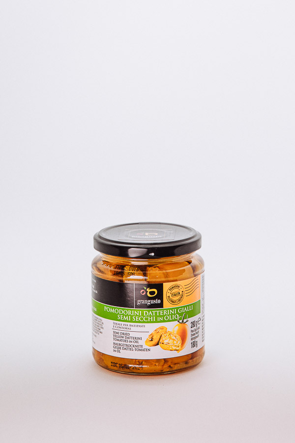 Pomodirini Datterini Gialli Semi secchi in olio