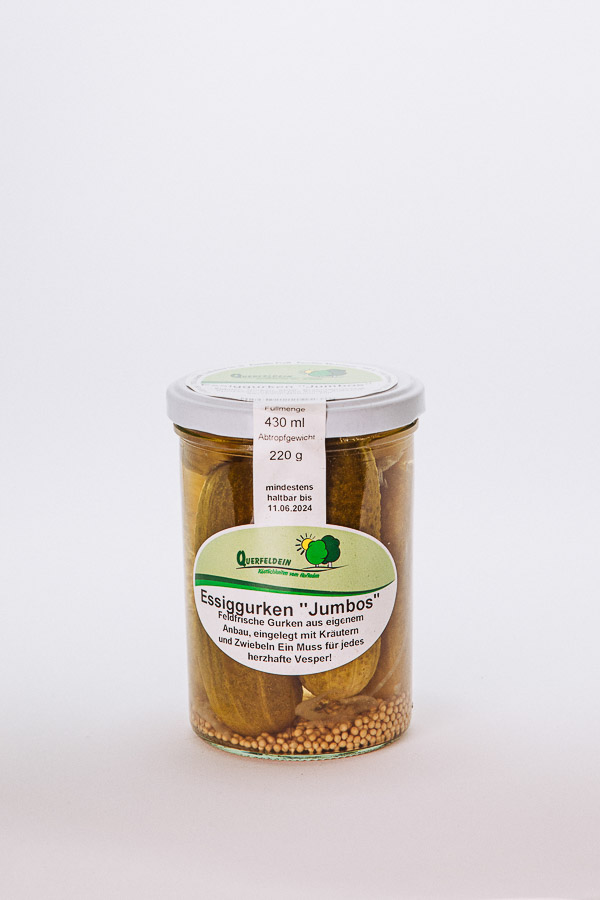 Querfeldein Essiggurken Jumbos